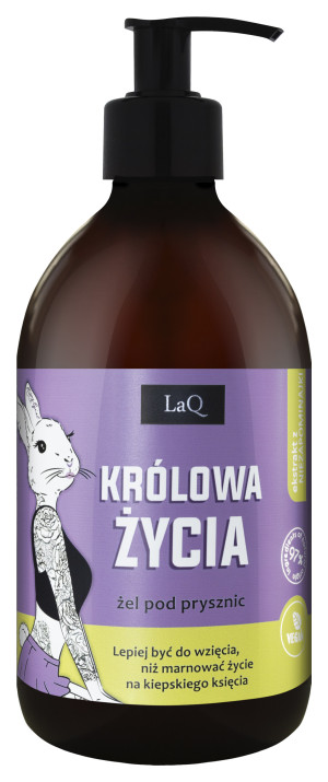 LaQ, żel pod prysznic Niezapominajka Królowa Życia, 500 ml