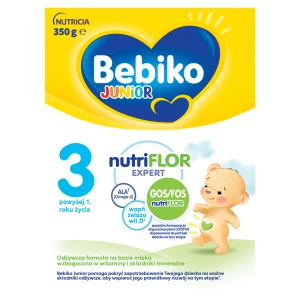 BEBIKO 3 JUNIOR Mleko modyfikowane następne dla niemowląt, 350 g