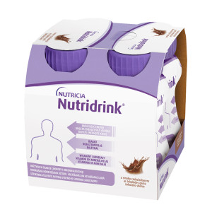 Nutridrink, o smaku czekoladowym, 4 x 125 ml