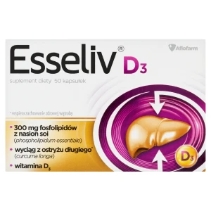 Esseliv D3, kapsułki, 50 sztuk
