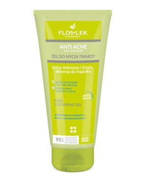 Floslek Anti Acne 24h System Żel do mycia twarzy, 200 ml
