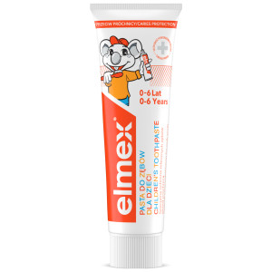 Elmex, przeciw próchnicy, pasta do zębów dla dzieci 0-6 lat, 50 ml