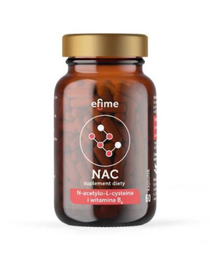 Efime NAC N-acetylo-Lcysteina i witamina B6, 60 kapsułek