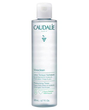Caudalie Vinoclean, Tonik nawilżający do twarzy, 200 ml