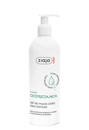 ZIAJA MED KURACJA ANTYBAKTERYJNA Żel oczyszczający do mycia ciała deo formuła - 400 ml