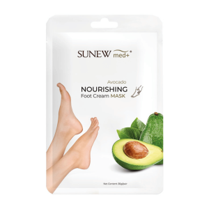SunewMed+, maska do stóp z wyciągiem z avocado, 2 sztuki
