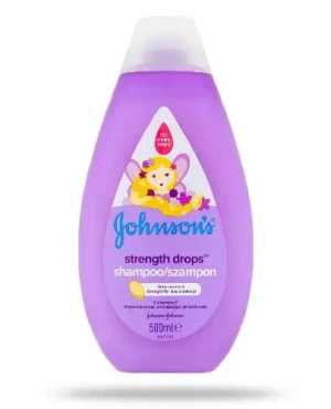 Johnsons Baby Strenght Drops szampon do włosów z witaminą E 500 ml