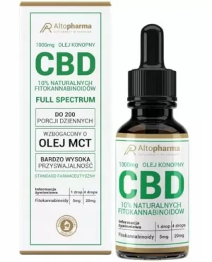 Altopharma Olej konopny CBD 10% Full Spectrum + Olej MCT 10 ml