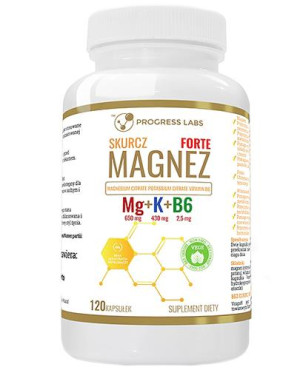 Progress Labs Magnez Skurcz Forte - 120 kaps. - cena, opinie, składniki