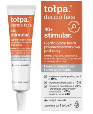 TOŁPA DERMO FACE STIMULAR 40+ Ujędrniający krem przeciwzmarszczkowy pod oczy - 10 ml