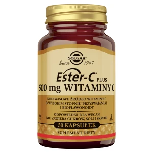 SOLGAR ESTER C PLUS 500 mg - 50 kaps.
