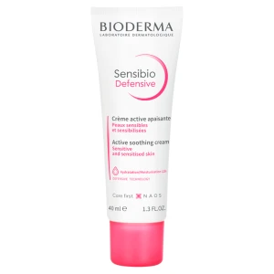 Bioderma Sensibio Defensive, krem do skóry wrażliwej i ultrawrażliwej, 40 ml