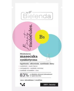 Bielenda Beauty Molecules, Maseczka synbiotyczna molekularna, 8 g