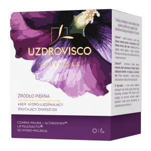 Uzdrovisco Virtuose Źródło piękna, krem hydro-ujędrniający spłycający zmarszczki, 50 ml
