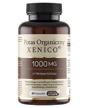 Xenico, Potas Organiczny 1000 mg, kapsułki, 60 sztuk