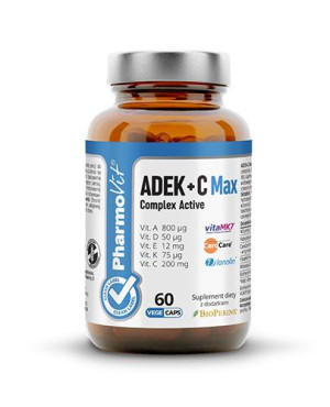Pharmovit ADEK + C Max - 60 kaps. - cena, opinie, właściwości