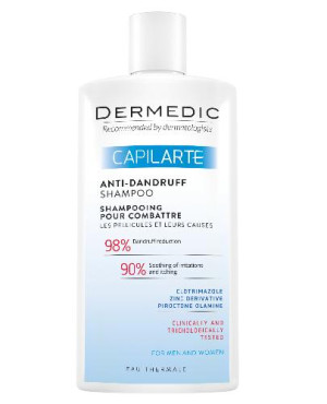 Dermedic Capilarte, Szampon zwalczający łupież i jego przyczyny, 300 ml
