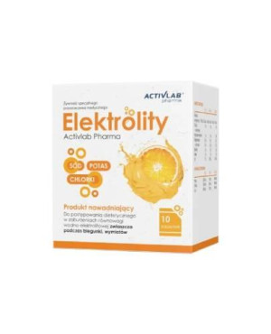 ActivLab Pharma, Elektrolity, smak pomarańczowy, 50 g