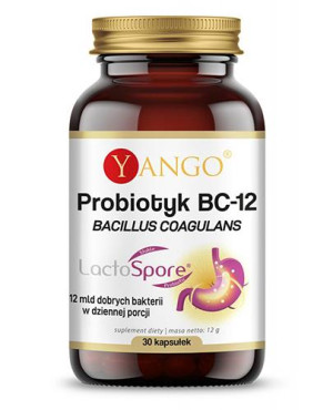 Yango, Probiotyk BC-12, kapsułki, 30 sztuk
