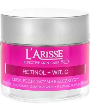 Ava Laboratorium L'arisse Effective Skin Care 5D formuła retinol + witamina C krem przeciwzmarszczkowy 50 ml