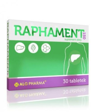 Alg Pharma Raphament 150, tabletki powlekane, 30 sztuk