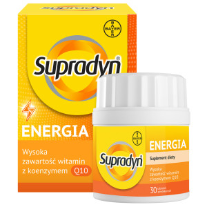 SUPRADYN ENERGIA, kompleks witamin, tabletki, 30 sztuk