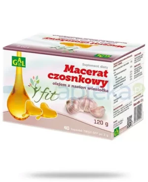GAL Macerat czosnkowy z olejem z nasion wiesiołka Fit kapsułki twist-off 40 sztuk