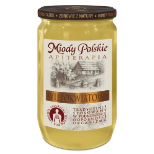 Miody Polskie miód naturalny wielokwiatowy 950 g
