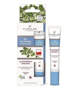 FLOS-LEK Żel ze świetlikiem do powiek i pod oczy, 15 ml