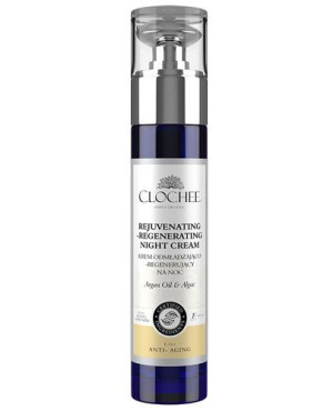 Clochee Anti - Aging, Krem odmładzająco - regenerujący na noc, 50 ml