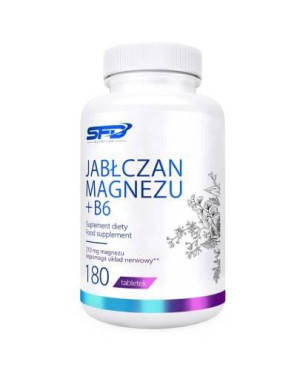 SFD, Jabłczan Magnezu + B6, tabletki, 180 sztuk