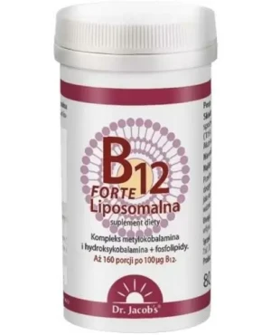 Dr Jacobs Witamina B12 Forte Liposomalna proszek 80 g
