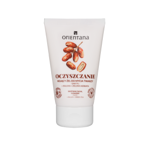 Orientana Oczyszczenie kojący żel do mycia twarzy daktyl inulina zielona herbata, 125 ml