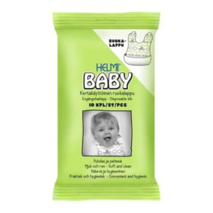 Helmi Baby śliniaczki jednorazowe dla dzieci, 10 sztuk