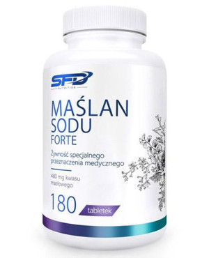 SFD, Maślan Sodu Forte, tabletki, 180 sztuk