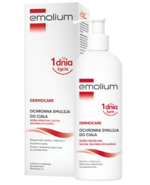 Emolium Dermocare, emulsja do ciała, 400 ml