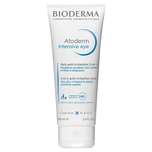 Bioderma Atoderm Intensive eye Pielęgnacja 3 w 1 przeciw podrażnieniom skóry powiek i okolic oczu, 100 ml