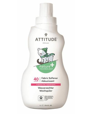 Attitude, Płyn do płukania ubranek dziecięcych bezzapachowy, 1 l