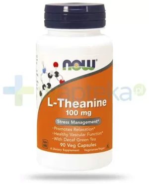 NOW Foods L-Theanine 100mg 90 kapsułek
