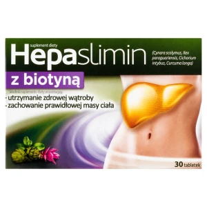 Hepaslimin z biotyną, tabletki, 30 sztuk
