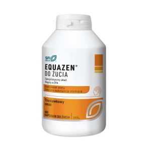 Equazen, o smaku truskawkowym, kapsułki do żucia, 400 sztuk