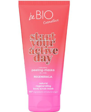 BeBio Start your active day, Peeling-maska regeneracja, 200 ml