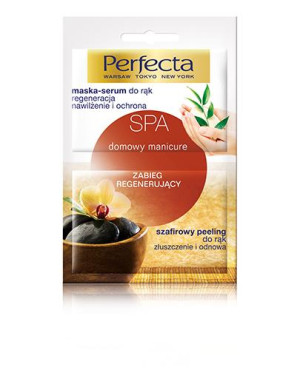 Perfecta SPA Maska-serum do rąk + szafirowy peeling do rąk, 2 x 6 ml