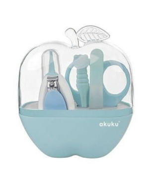 Akuku Baby Care Set Zestaw pielęgnacyjny w kolorze niebieskim, 1 sztuka