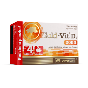 Olimp Labs, Gold-Vit D3 2000, tabletki, 120 sztuk