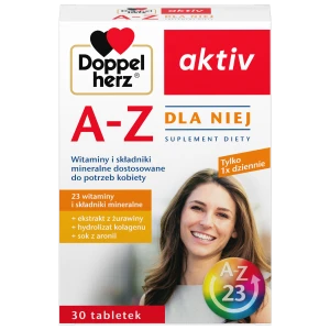 Doppelherz aktiv A-Z Dla Niej, tabletki, 30 sztuk