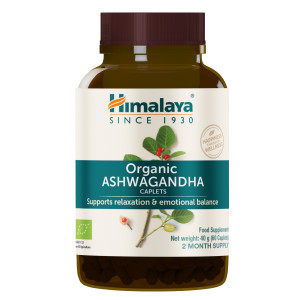 Himalaya Organic Ashwagandha, tabletki, 60 sztuk