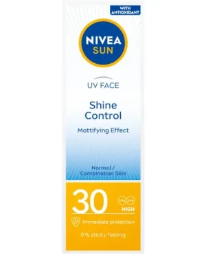 Nivea Sun UV Face Shine Control matujący krem do twarzy SPF 30 50 ml