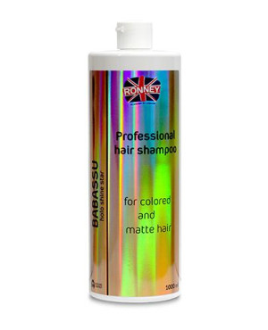 Ronney HoLo Shine Star Babassu Oil Shampoo Szampon energetyzujący do włosów farbowanych i matowych, 1000 ml