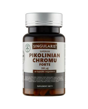 Singularis Superior Pikolinian Chromu Forte 200 μg - 60 kaps. - cena, opinie, stosowanie